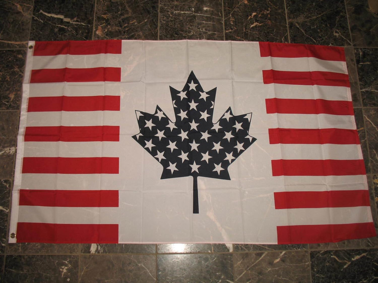 USA Canada Friendship Flag Canadian United States American Banner Pennant 3x5 Amazon.ca Patio