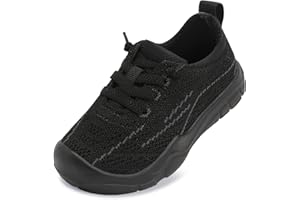 Scurtain Toddler Shoes Boys Girls Barefoot Shoes Kids Breathable Sneakers Slip on Toddler Sneakers