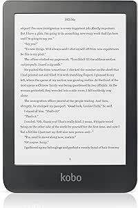 Kobo Clara HD | eReader | 6” Glare Free Touchscreen | Adjustable Brightness &amp; Colour Temperature | eBooks | WiFi | 8GB of Storage | Carta E Ink Technology | Black