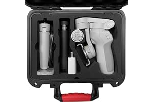 SURE RC SYMIK P250-OM Professional Hard Case for DJI OSMO Mobile 5/4/3 (OM5 / OM4 / OM3 and Accessories are Not Included) Waterproof, Professional Look Carrying Case, With Military Grade Super Protection