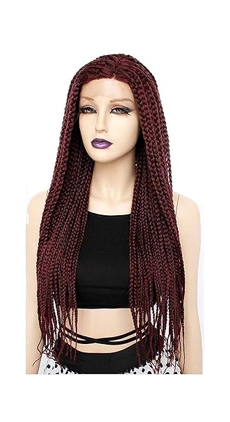 Amazon Com Long Lace Front Wigs Twist Braids For Women Daily