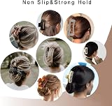 WUBAYI 8Pcs Claw Clips for Women & Girls - Thick Hair, Non-Slip, Strong Hold view 5