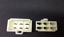 Lsgoodcare 20Sets 6.3MM 6 Pin Way Electrical