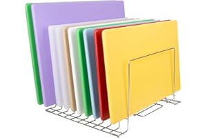 Commercial Cutting Board Rack - Stainless Steel, No Rusting - Holds 10 Boards