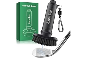 SOMORA Pro Golf Club Cleaner Water Brush - White Elephant Gifts for Adults, Golf Bag Accessories Golf Gifts for Men Dad Father's Day, Magnetic Golf Club Brush Groove Cleaner, Christmas Mens Gifts