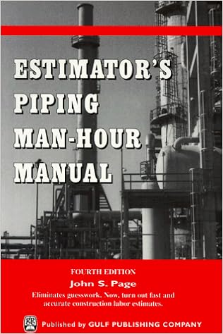 Estimator's Piping Man-hour Manual