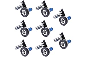 16 Pcs Bike Hex Crank Arm Fixing Bolt, Stainless Steel 8 mm Bicycle Crank Arm Bolts, Bike Headset Bolt Replacement Parts Bott