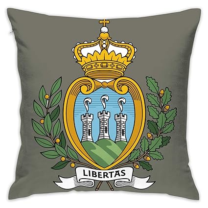 Amazon Com Zkiresd San Marino National Emblem Decor Throw Pillows