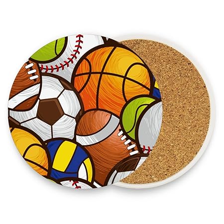 Posavasos redondos absorbentes de cerámica para bebidas, diseño de ...