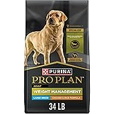 Purina Pro Plan FOCUS Adult Weight Management Large Breed Formula Adult Dry Food - (1) 34 lb. Bag