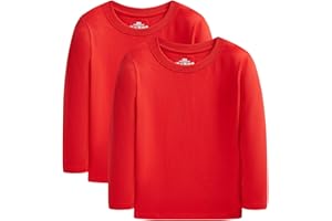 Cadidi Dinos Boys Girls Long Sleeve Shirts Cotton Casual Crewneck Printed Kids T-Shirts