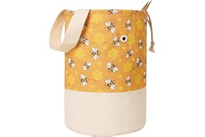 TOGETRUE Yarn Bag, Knitting Crochet Bag, Portable Yarn Storage Bags Organizer for Crocheting Project, Store Skein Ball, Short