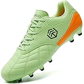 DimaiGlobal Men's Soccer Cleats Firm Ground Soccer Shoes Women's Turf Football Shoes Rugby Boots Outdoor Breathable Athletic Professional Unisex