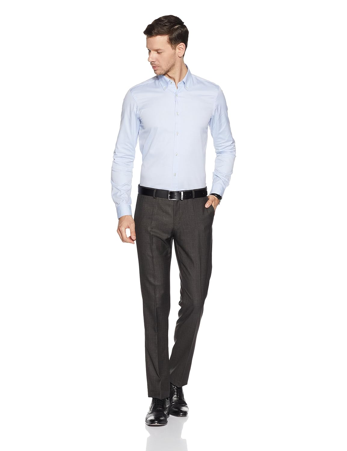blackberrys men's skinny fit formal trousers