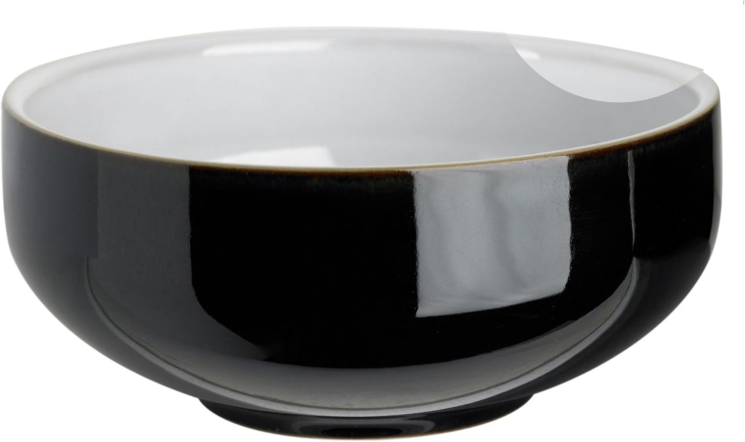 Denby Black Glazed 'Jet' Cereal Bowl Amazon.co.uk Kitchen & Home