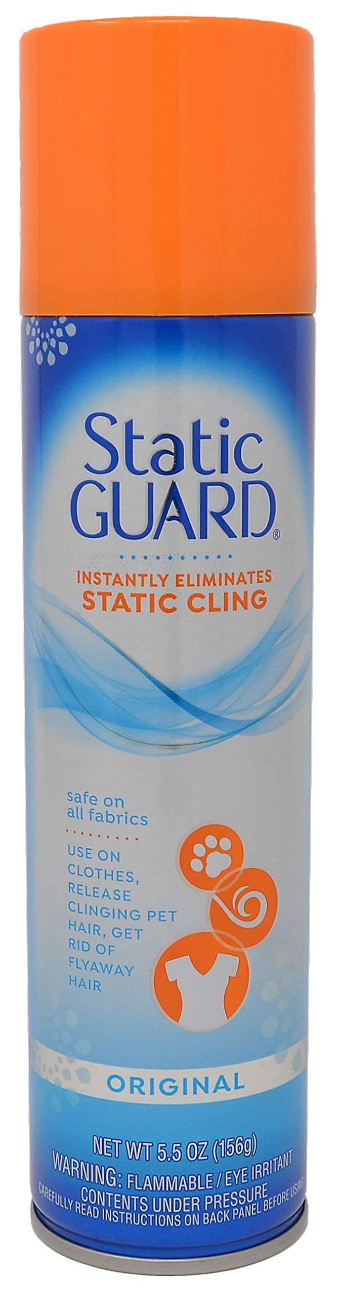 Static Guard Bonus Pack Spray 12.4 oz (2 Pack of 5.5 oz & 1 Pack of 1.4 oz)