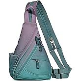 KL928 Canvas Sling Bag - Small Crossbody Backpack Shoulder Casual Daypack Rucksack for Men Women