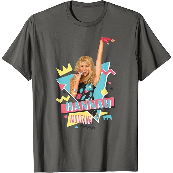 Hannah Montana Tシャツ（黒・白） Amazon.com: Disney Hannah Montana Time to Shine T-Shirt