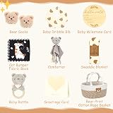 Topsky Newborn Baby Gift Basket Hamper Set Unisex Cotton Rope Basket view 2