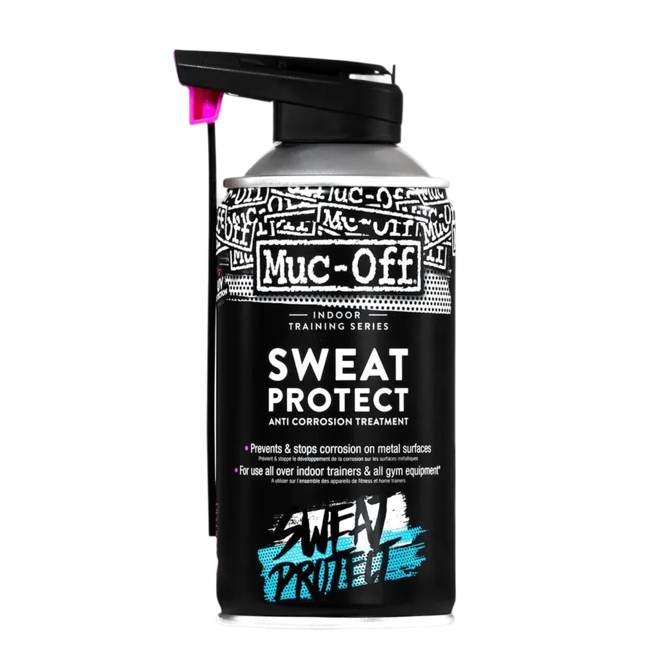 Muc-Off Sweat Protect - Indoor Trainer and Gym Equipment Anti-Corrosion Spray - Drives Out Moisture, Prevents Rust, Lasts Up to 3 Months - 300ml