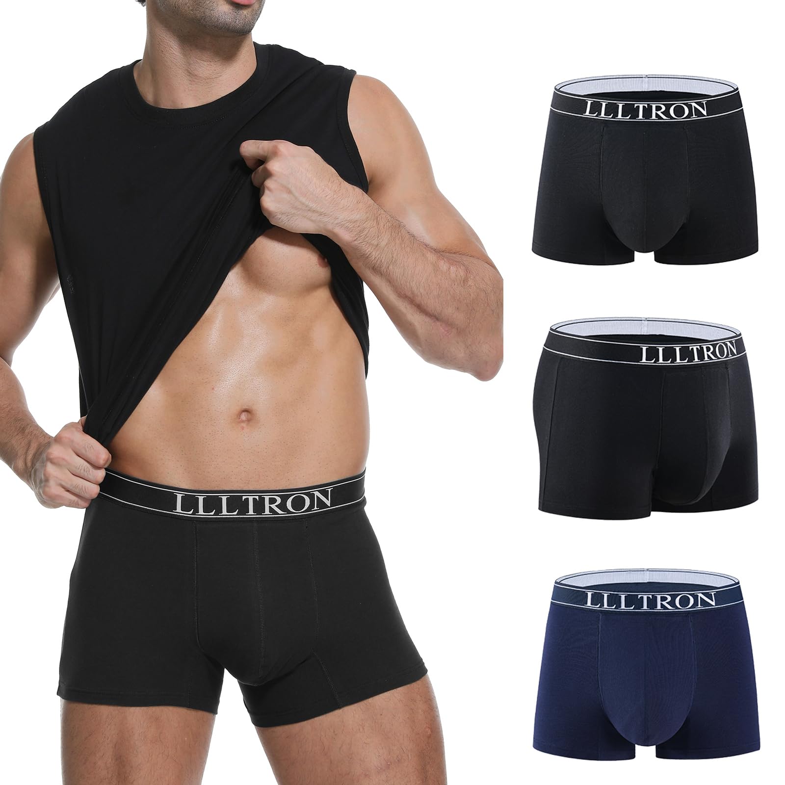 Photo 1 of ***2 pack****  LLLTRON Mens Incontinence Underwear Washable 150ml Absorbent Leak Proof Underwear for Men Bladder Leak with Reusable Mens Urinary Incontinence Boxer Briefs SIZE XXL
