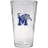 R and R Imports Memphis Tigers 16 oz Pint Glass Officially Licensed Collegiate Product