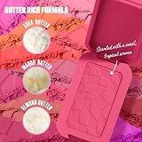 NYX Buttermelt Powder Blush Getting Butta 12H Seamless Transfer Resistant Vegan view 2