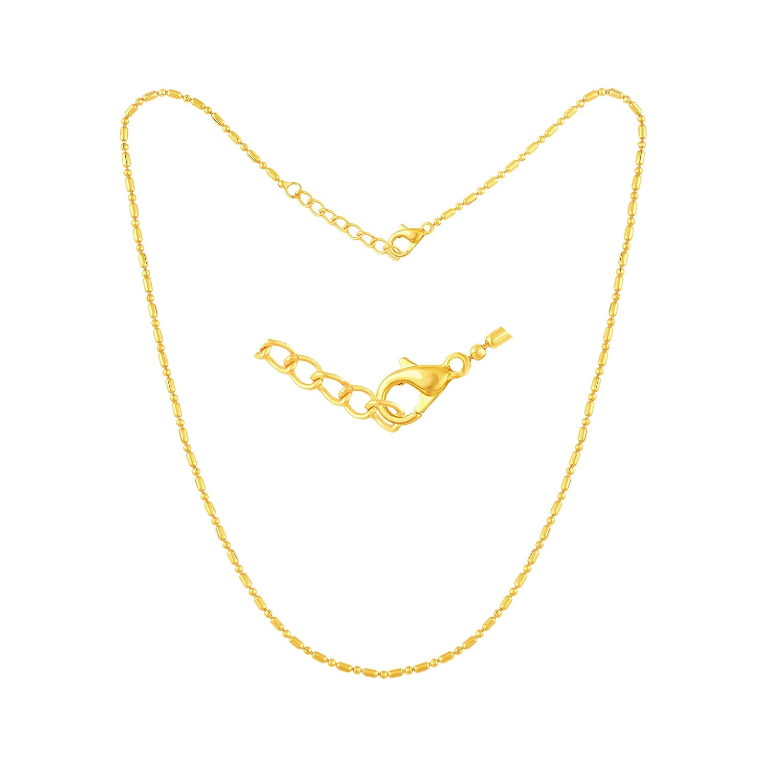 vina fashion jewellery gold and rhodium plated pendant necklace for girls