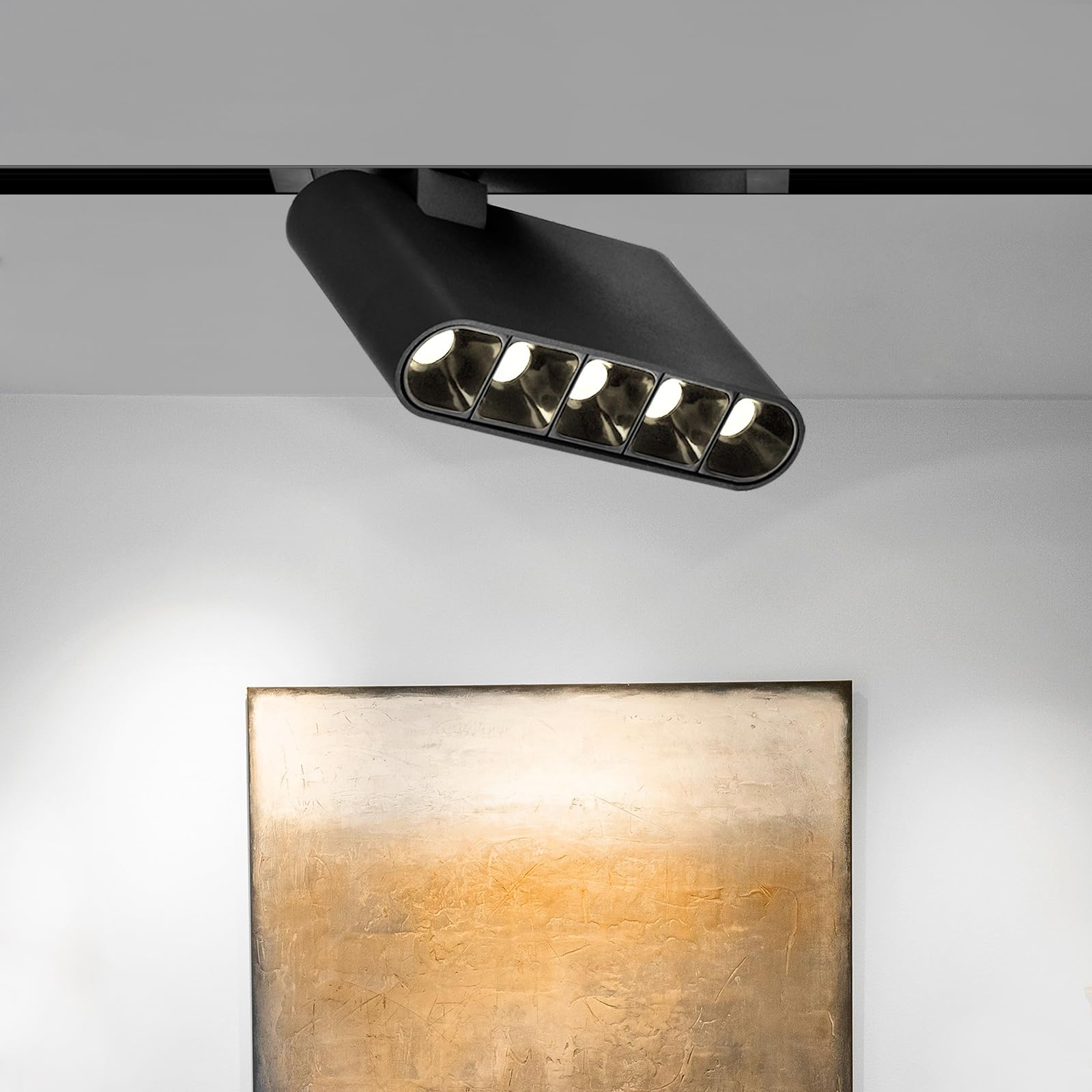 Photo 1 of SCON XTB106-24SD 24V Array LED Spotlight Lamp Head for Recessed/Ceiling/Pendant Magnetic Track Lighting System, Support Dimming Ceiling Downlight Wall Light (7W/3000K-Warm White/24°/Ra85)