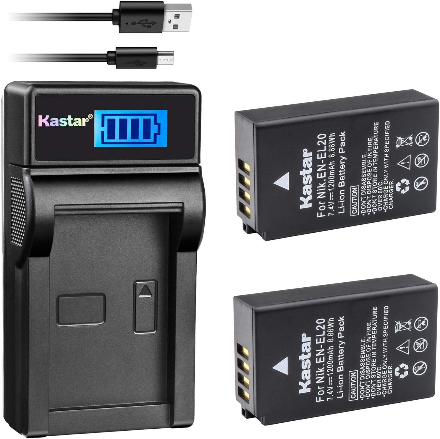Amazon Com Kastar Battery X2 Lcd Slim Usb Charger For Nikon En El Enel En Ela And Nikon Coolpix P950 P1000 Coolpix A Nikon 1 Aw1 1 J1 1 J2 1 J3 1