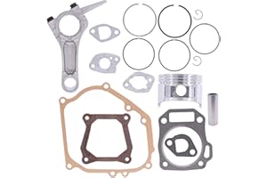 ApplianPar 68MM Piston Ring Set Connecting Rod Gasket Oil Seal Rebuild Kit for Honda GX160 5.5HP 4-Cycle Gas Engine Generator Water Pump