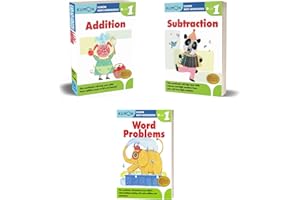 Kumon Grade 1 Set (3 Workbooks) Addition, Subtraction, Word Problems