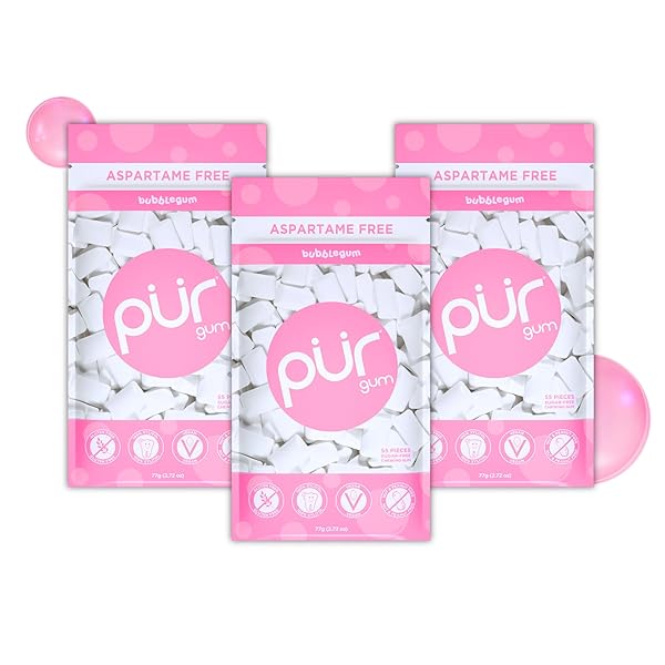 PUR GUM | ASPARTAME FREE CHEWING GUM |...