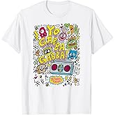Yo Gabba Gabba! Boombox and Characters Sketch TV Show T-Shirt