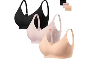 habibee Bra for Women No Underwire Comfort Seamless Bras Push Up Wireless Bras Full Coverage Bralettes, Bra Extender
