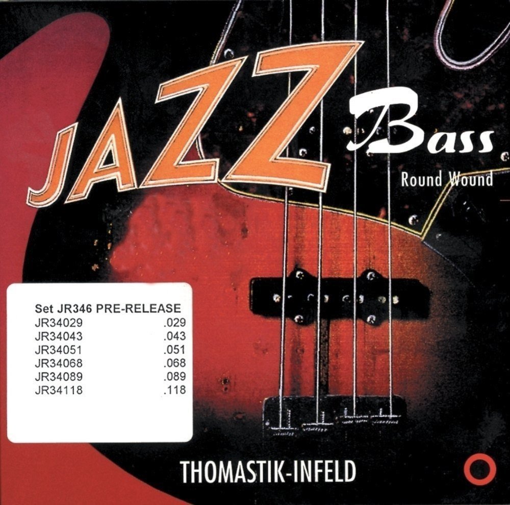 Thomastik single string C .029 steel core, nickel round wound long scale 34" JR34029 for electric bass jazz set JR346
