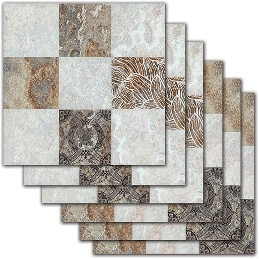 Amazon Com Dnven 7 8 Inches X 7 8 Inches 6pc Tile Stickers Marble