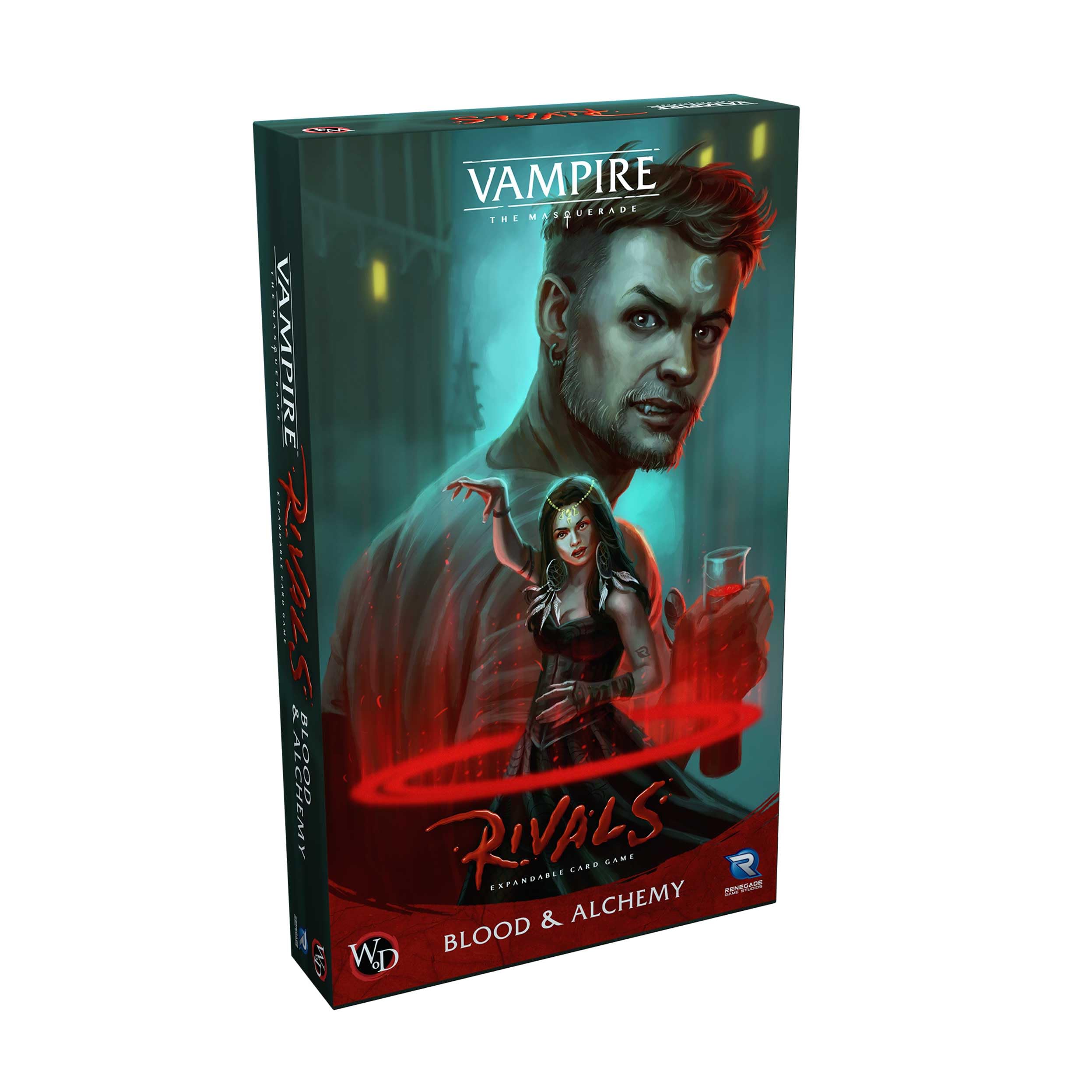Renegade Game Studios Vampire: The Masquerade – Rivals Blood & Alchemy Expansion | Adds Tremere & Thin-blood Clans, Deck Customization, Requires Core Set, 2-4 Players, Ages 14+