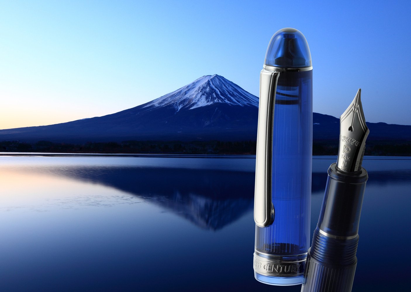 プラチナ万年筆富士山河口湖センチュリー3776