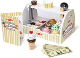 Melissa & Doug Wooden Ice Cream Toy Shop Role Play Set 3+ Kids view 4