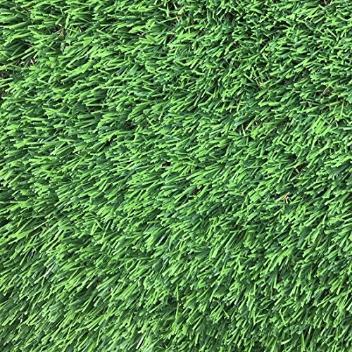 MCY 35mm Pile Height 4 Tone Blades Outdoor Artificial Grass Lawn High Density Synthetic Fake Turf for Garden Backyard Patio 3.3ft x 5ft - Thumbnail 6