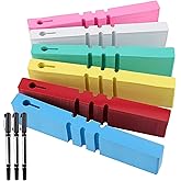 ZOENHOU 600 PCS 6 Colors Tree Tags Plastic Plant Tags, Adjustable Wrap Around Plant Hanging Nursery Garden Labels, Plant Labels for Garden