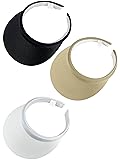 Ydocqli 3 Pack Sports Visors Women Men Adjustable