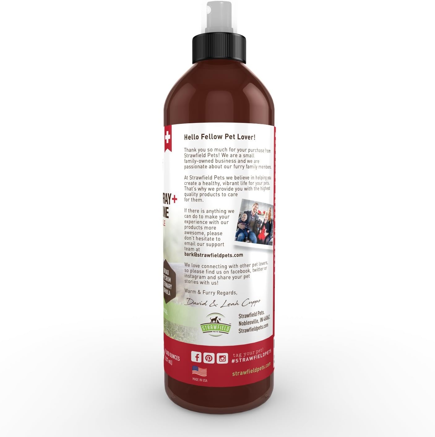 Chlorhexidine Spray for Dogs, Cats - Ketoconazole, Aloe - 8 oz - Cat, Dog Hot Spot Treatment, Mange, Ringworm, Yeast Infection, Itching Skin Relief, Allergy Itch, Acne, Antibacterial Antifungal, USA : Pet Supplies