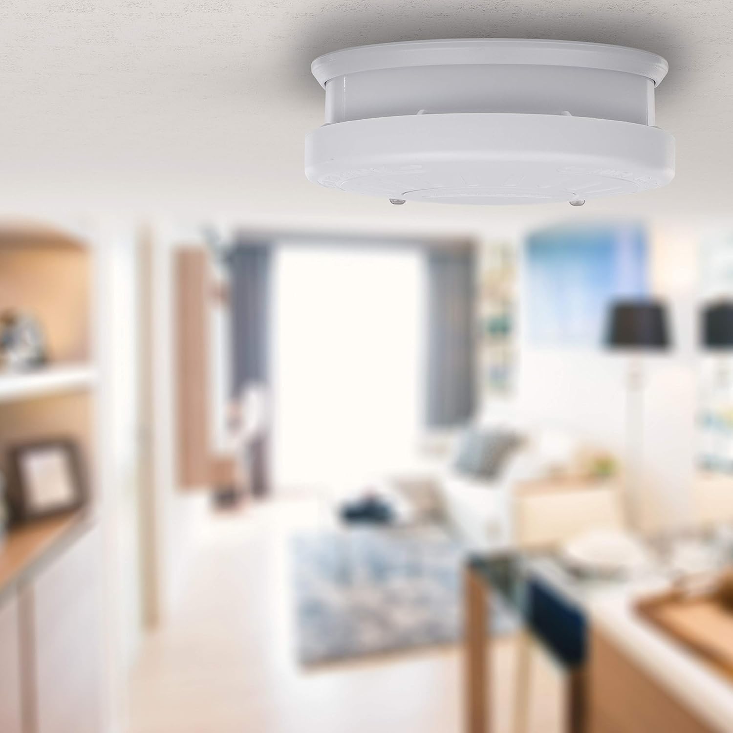 Smartwares RM520/3 Optical Smoke Detector, 3 Pack, 10 Year Battery, Test Button, Q Label, White - Image 5