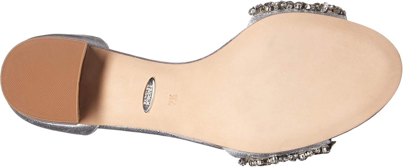 badgley mischka vega ii metallic sandal