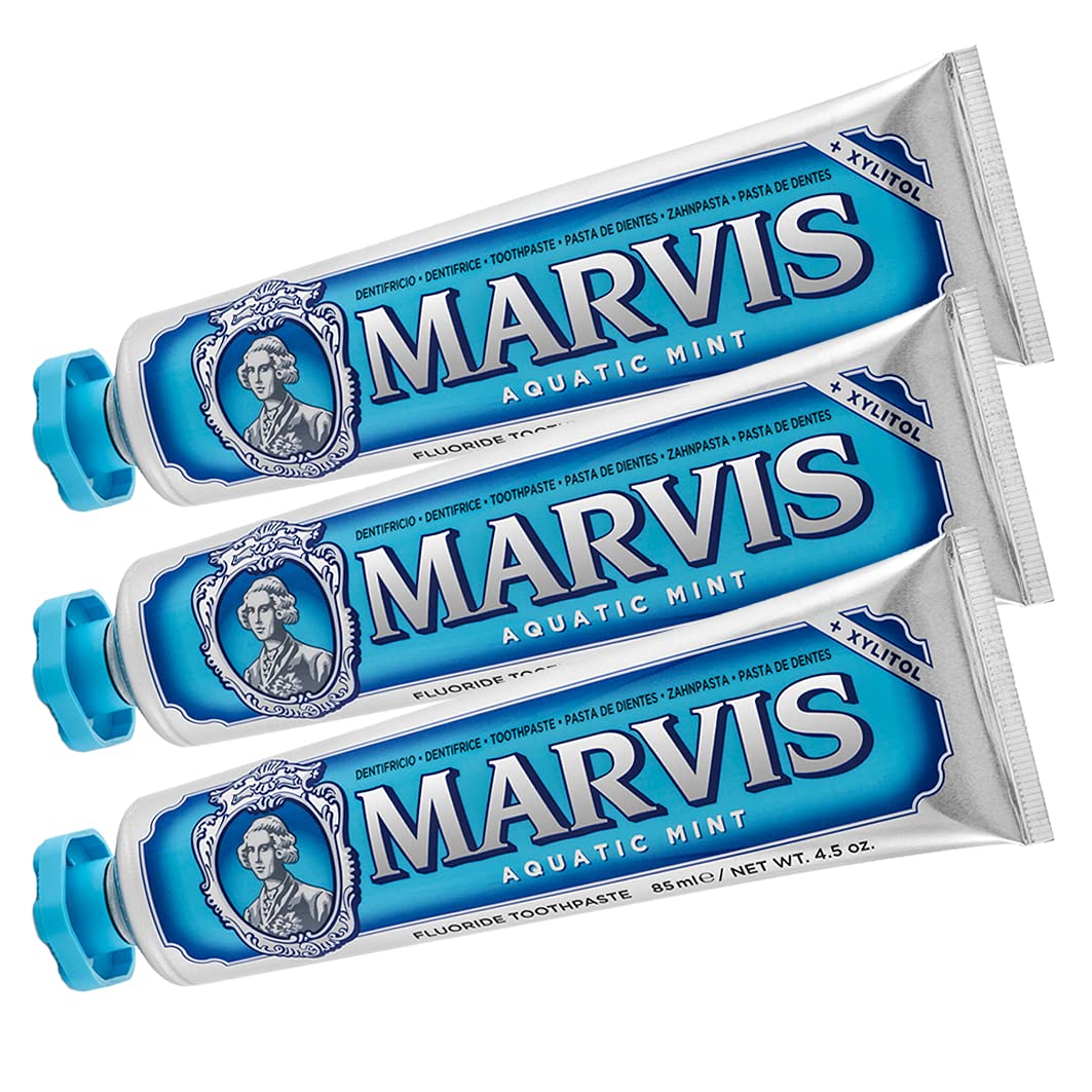 Marvis Toothpaste Aquatic Mint, 3-pack (3x 85ml)