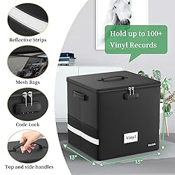 DocSafe Vinyl Record Storage Box with