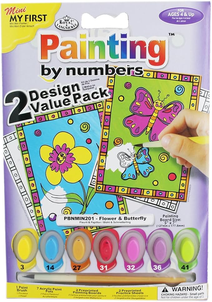 My First Painting by Numbers Set Amazon.co.uk Kitchen & Home