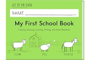 Learning Without Tears - My First School Book Student Activity Workbook, Get Set for School Program - Pre-K, Ages 4+, Pre-Wri